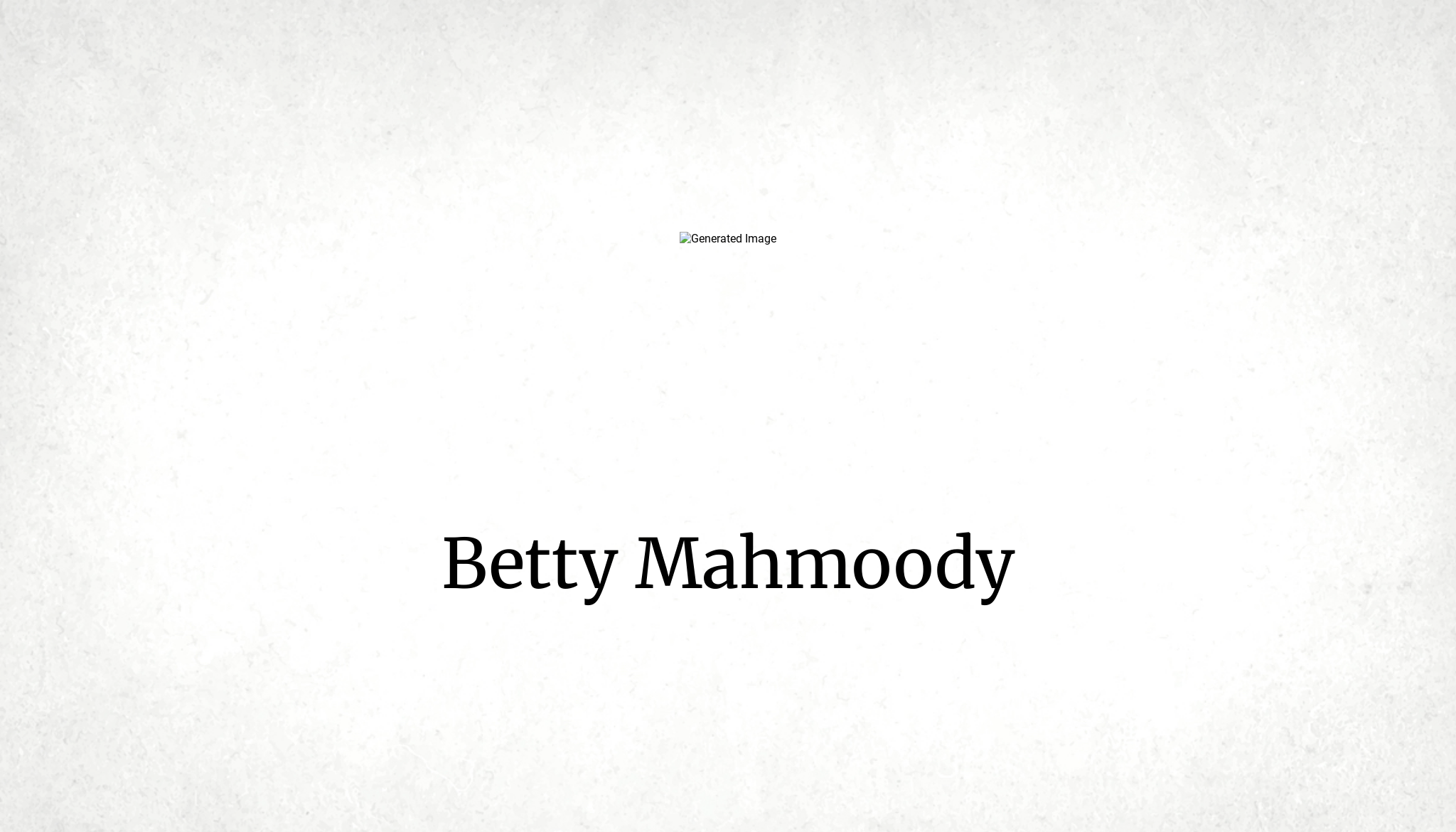 Betty Mahmoody (autor książki 